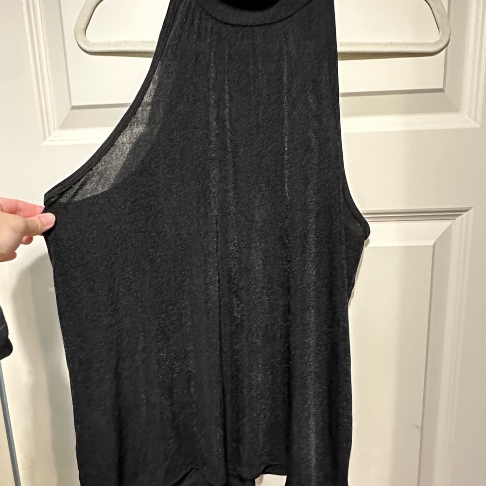 Maurices Black High-Neck Sleeveless Top NWT